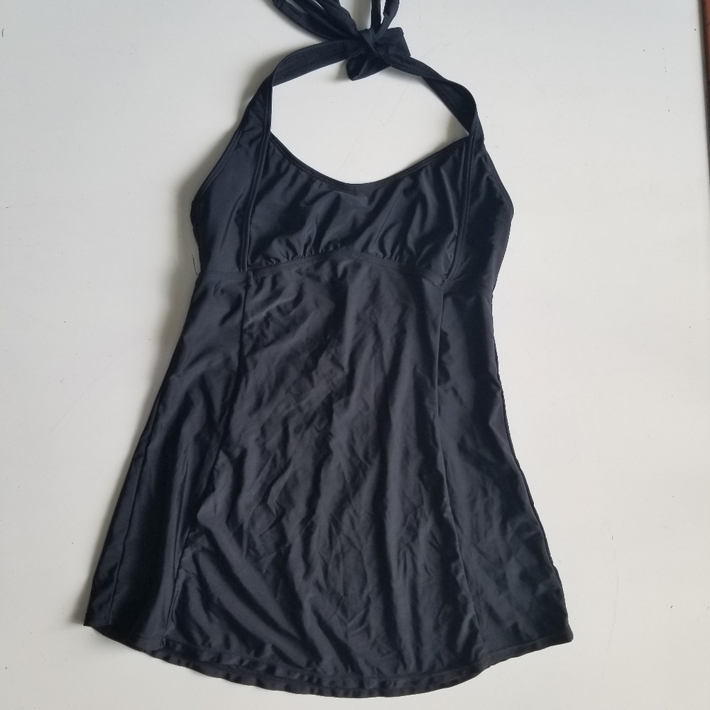 4x$10 Women Basic Editions 10 black  Swimsuit top or cover all